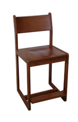 Brycen Bar Stool w\/Wood Seat & Back